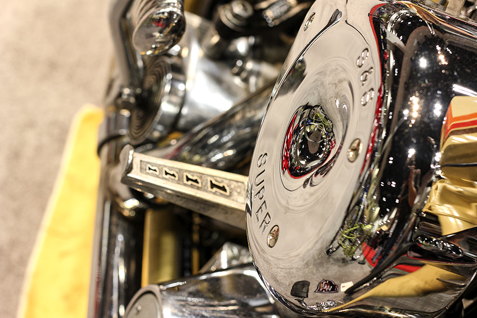Harley 1 emblems on pegs