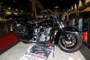 Greg Lew's panhead at the 2019 Donnie Smith Bike & Car Show